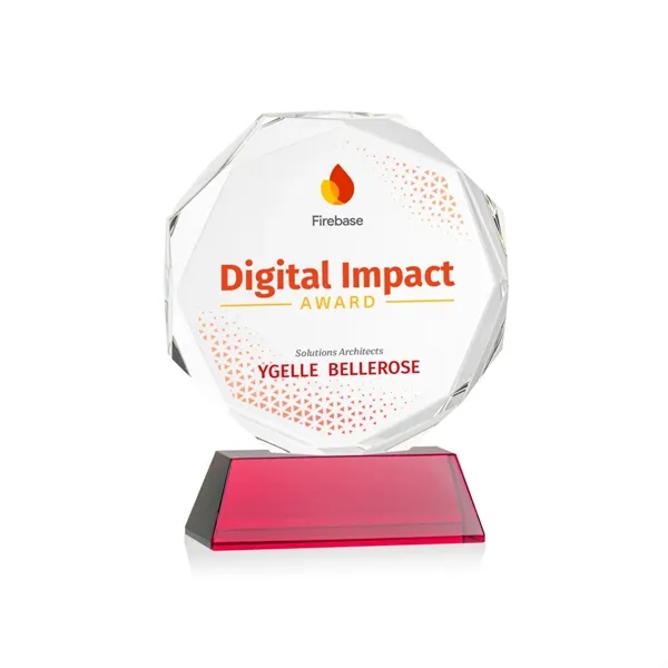 Acadian VividPrint™ Award on Newhaven Base - Red... from ASI 84592 St Regis Group / St Regis