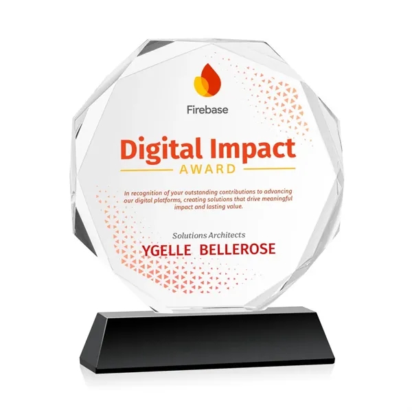 Acadian VividPrint™ Award on Newhaven Base - Black... from ASI 84592 St Regis Group / St Regis