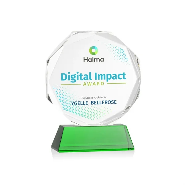 Acadian VividPrint™ Award on Newhaven Base - Green... from ASI 84592 St Regis Group / St Regis