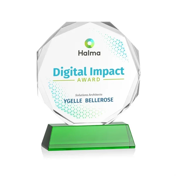 Acadian VividPrint™ Award on Newhaven Base - Green... from ASI 84592 St Regis Group / St Regis