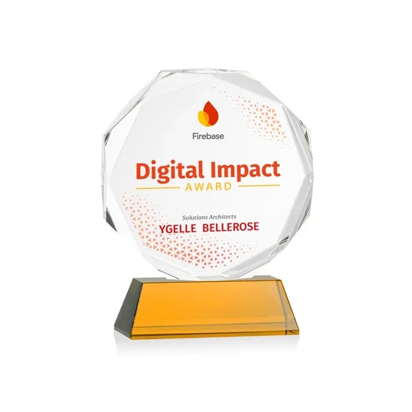 Acadian VividPrint™ Award on Newhaven Base - Amber... from ASI 84592 St Regis Group / St Regis