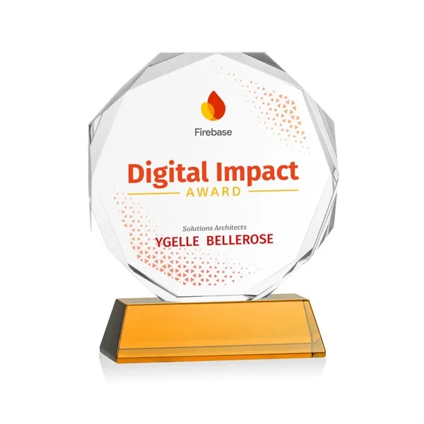 Acadian VividPrint™ Award on Newhaven Base - Amber... from ASI 84592 St Regis Group / St Regis