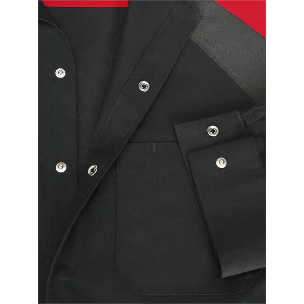 Red Kap Men's Long Sleeve Tri-Color Shop Shirt... from ASI 86018 Scrub Authority