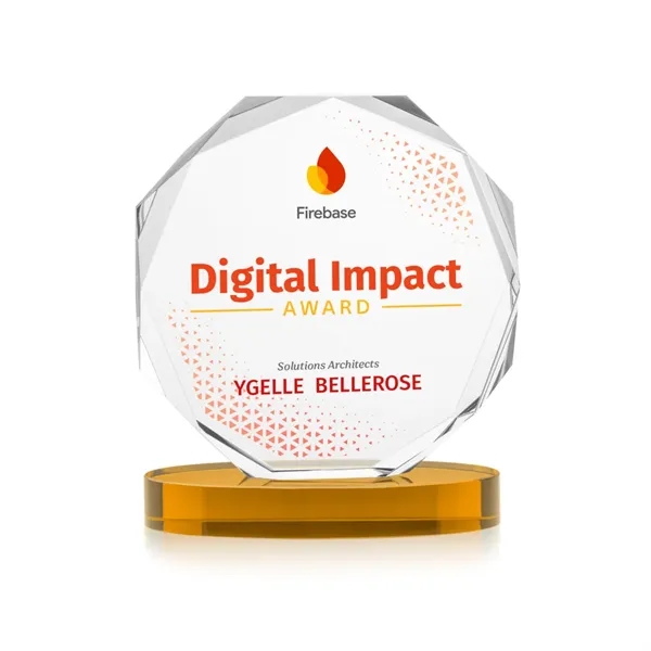 Acadian VividPrint™ Award on Alberton Base - Amber... from ASI 84592 St Regis Group / St Regis