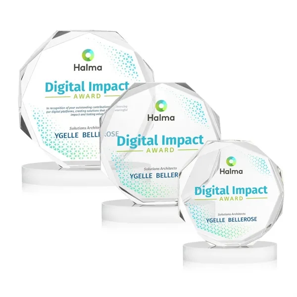 Acadian VividPrint™ Award on Alberton Base - White... from ASI 84592 St Regis Group / St Regis