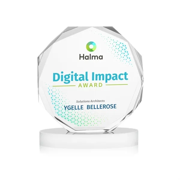 Acadian VividPrint™ Award on Alberton Base - White... from ASI 84592 St Regis Group / St Regis