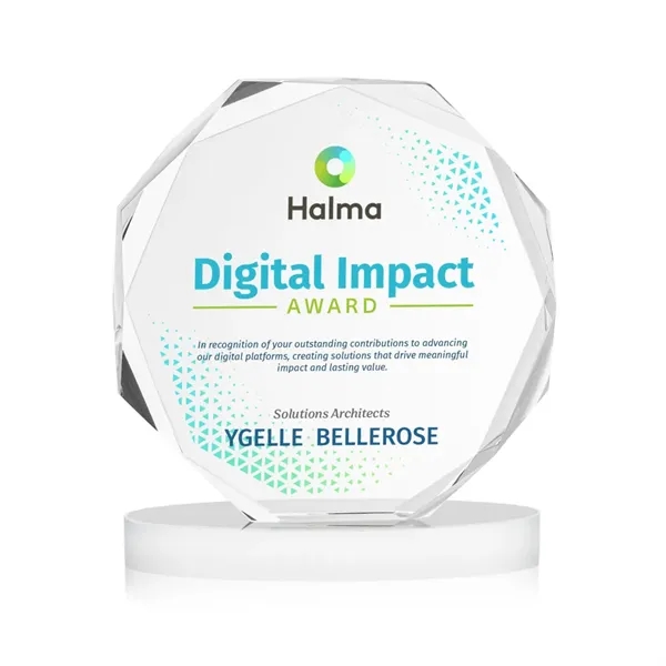 Acadian VividPrint™ Award on Alberton Base - White... from ASI 84592 St Regis Group / St Regis