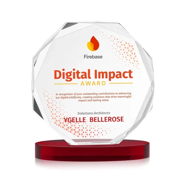 Acadian VividPrint™ Award on Alberton Base - Red... from ASI 84592 St Regis Group / St Regis