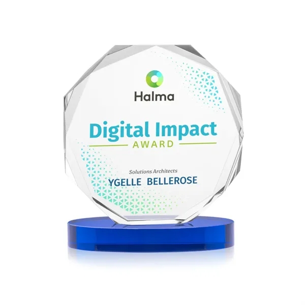 Acadian VividPrint™ Award on Alberton Base - Blue... from ASI 84592 St Regis Group / St Regis