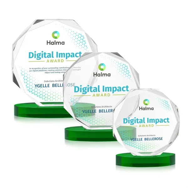 Acadian VividPrint™ Award on Alberton Base - Green... from ASI 84592 St Regis Group / St Regis