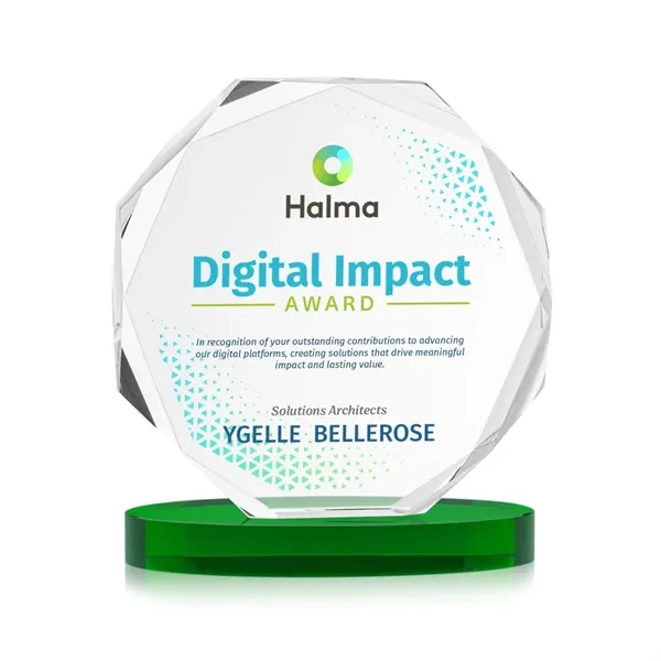 Acadian VividPrint™ Award on Alberton Base - Green... from ASI 84592 St Regis Group / St Regis