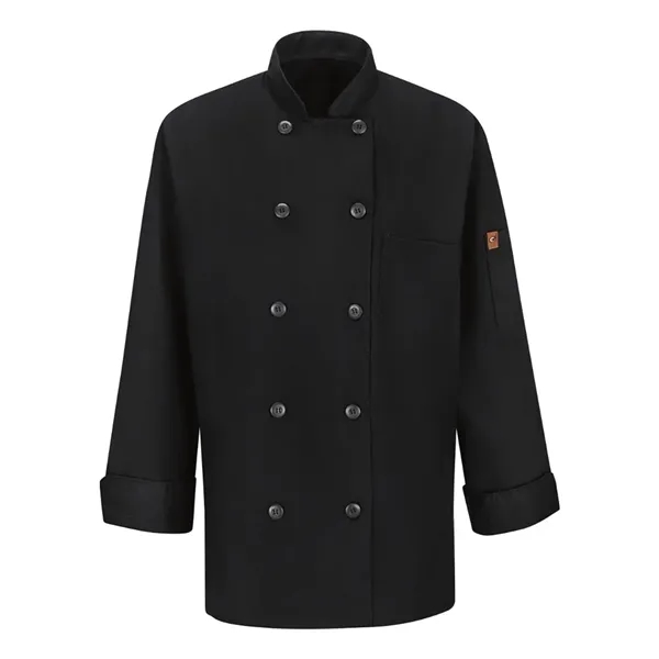 Chef Designs Women's Mimix™ Chef Coat with OilBlok... from ASI 84358 S&S Activewear