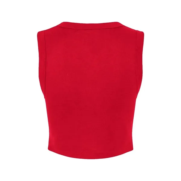 BELLA + CANVAS Women's Micro Rib Muscle Crop Tank... from ASI 84358 S&S Activewear