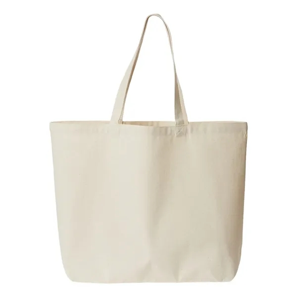 OAD Jumbo Recycled Midweight Gusseted Canvas Tote... from ASI 84358 S&S Activewear