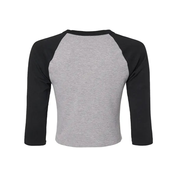 BELLA + CANVAS Women's Micro Rib 3/4 Raglan Sleeve Baby Tee... from ASI 84358 S&S Activewear