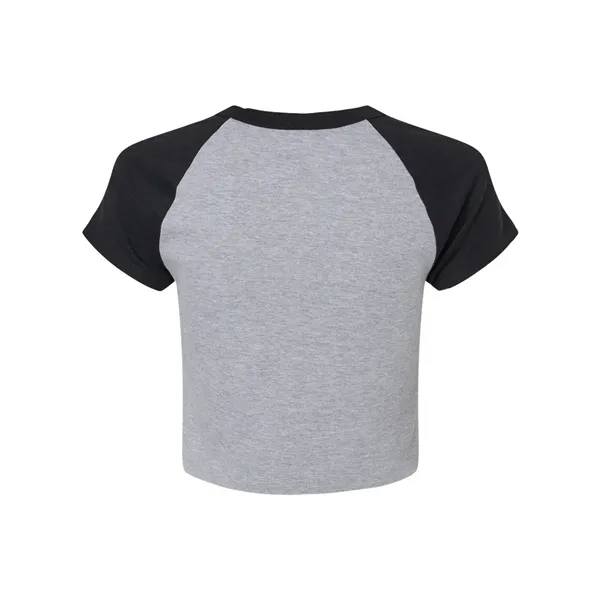 BELLA + CANVAS Women's Micro Rib Raglan Baby Tee... from ASI 84358 S&S Activewear