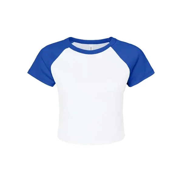BELLA + CANVAS Women's Micro Rib Raglan Baby Tee... from ASI 84358 S&S Activewear