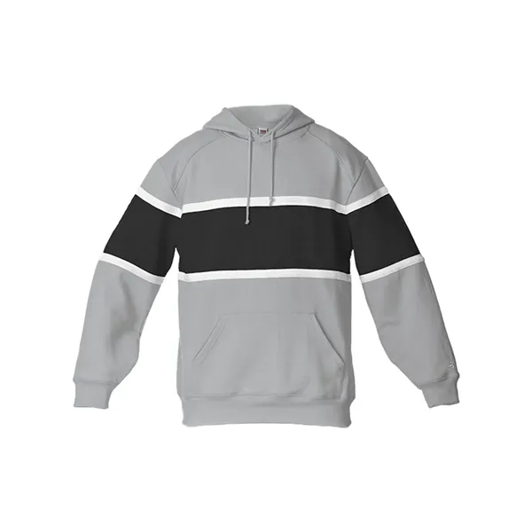 Badger Untied Athletic Fleece Hooded Sweatshirt... from ASI 84358 S&S Activewear