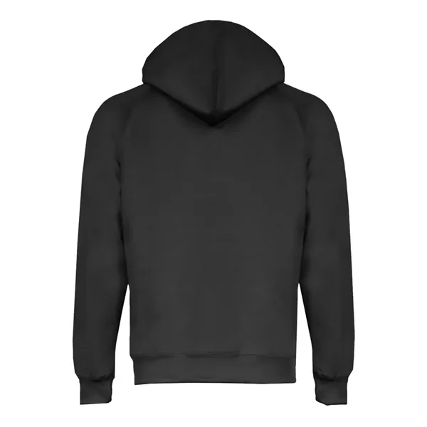 Women's fleece moisture-wicking hoodie with a front pouch featuring a headset... from ASI 84358 S&S Activewear