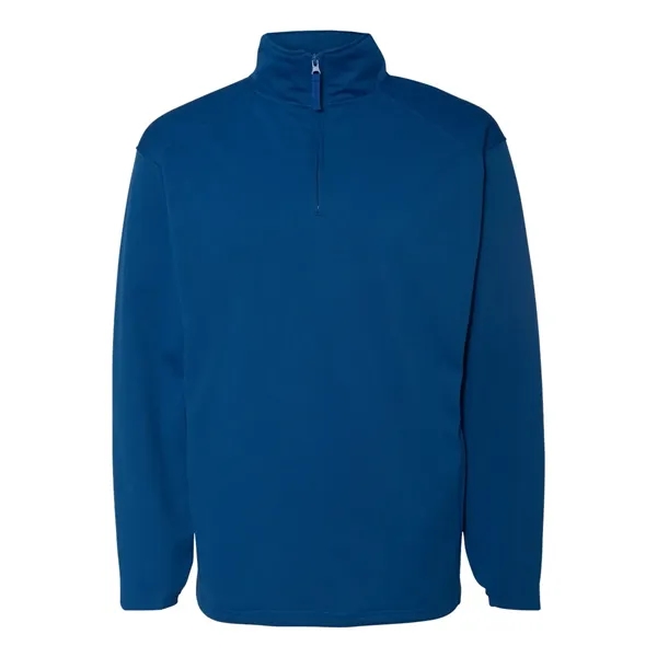 Adult quarter-zip mockneck, blank.... from ASI 84358 S&S Activewear