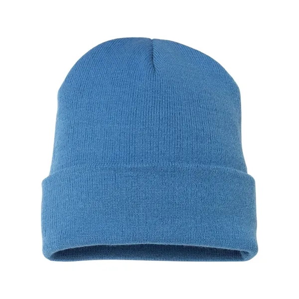 12" acrylic, hypoallergenic cuffed beanie... from ASI 84358 S&S Activewear