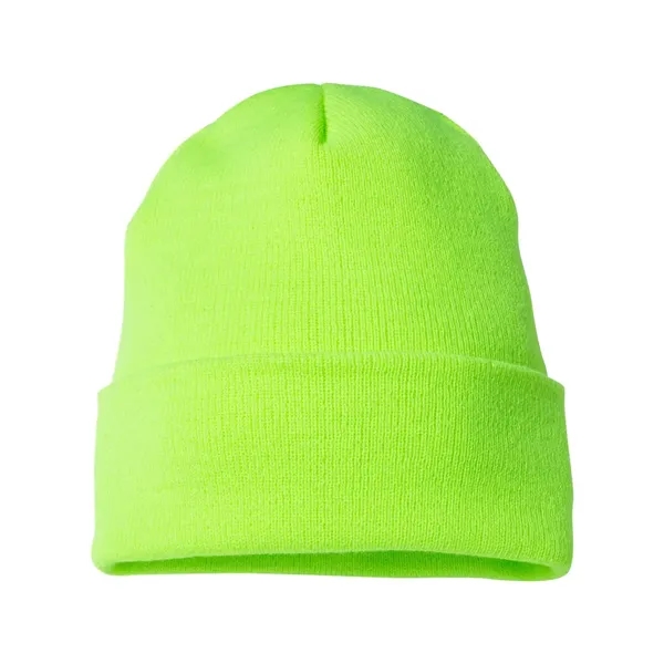 12" acrylic, hypoallergenic cuffed beanie... from ASI 84358 S&S Activewear