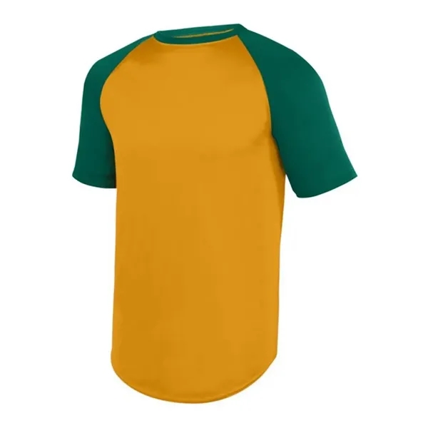 Wicking Short Sleeve Baseball Jersey... from ASI 84358 S&S Activewear