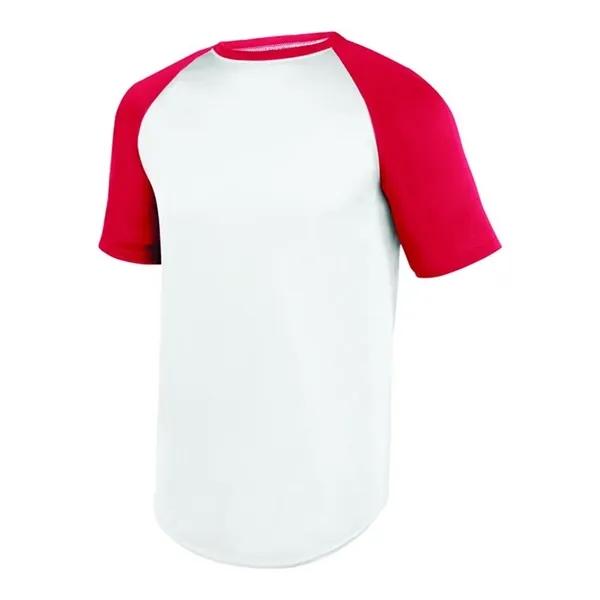 Wicking Short Sleeve Baseball Jersey... from ASI 84358 S&S Activewear