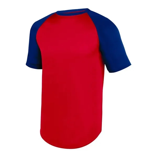 Youth Wicking Short Sleeve Baseball Jersey... from ASI 84358 S&S Activewear