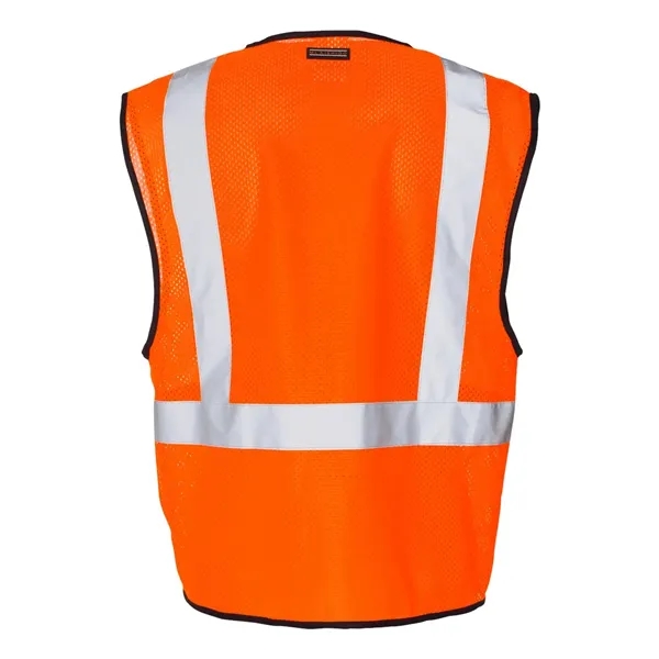 ML Kishigo Class 2 Economy Vest With Zipper Front, blank.... from ASI 84358 S&S Activewear