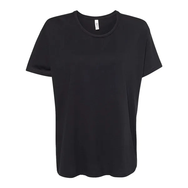 Women's lightweight flow tee with a relaxed crew neckline, side seams,... from ASI 84358 S&S Activewear