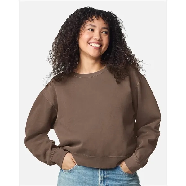 Comfort Colors Women's Garment-Dyed Mid-Length Crewneck S...... from ASI 84358 S&S Activewear
