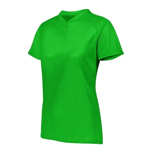 Women's Attain Two-Button Jersey... from ASI 84358 S&S Activewear