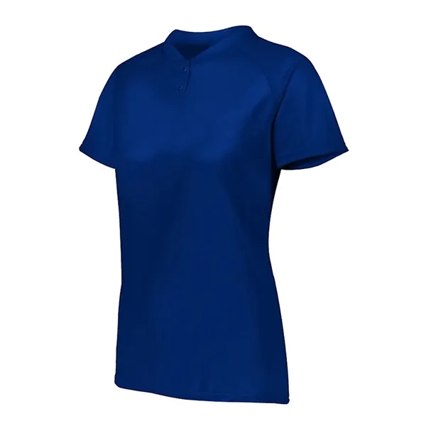Women's Attain Two-Button Jersey... from ASI 84358 S&S Activewear