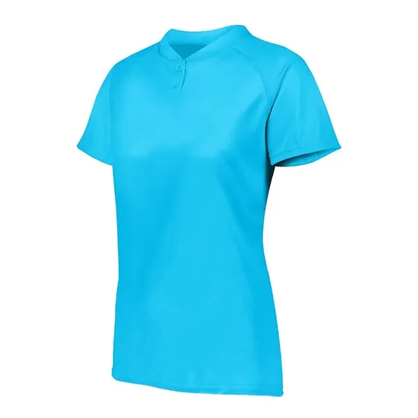 Women's Attain Two-Button Jersey... from ASI 84358 S&S Activewear