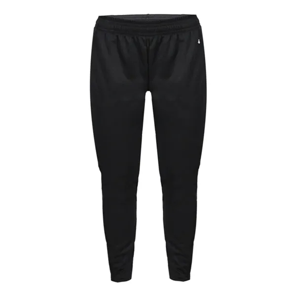 Moisture management fleece fabric trainer pant with elastic waistband and deep... from ASI 84358 S&S Activewear