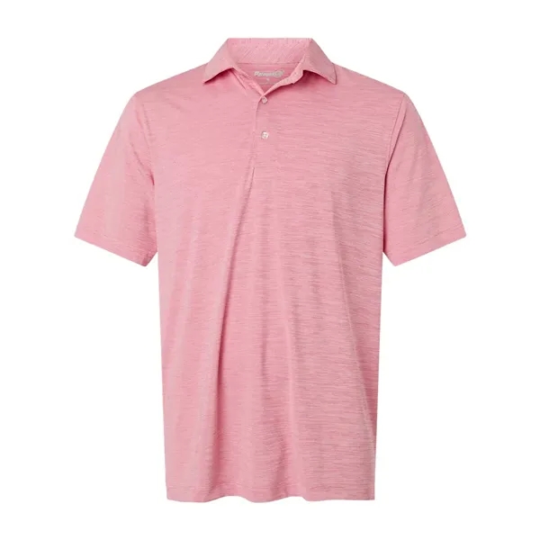 Paragon Men's Bohemian Striped Heather Performance Polo... from ASI 84358 S&S Activewear