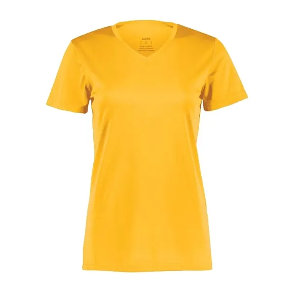 Women's v-neck wicking t-shirt. Blank.... from ASI 84358 S&S Activewear