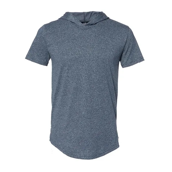 Mock twist short sleeve hoody with a slightly relaxed athletic fit,... from ASI 84358 S&S Activewear