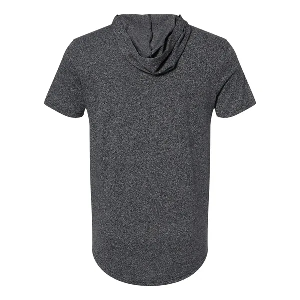 Mock twist short sleeve hoody with a slightly relaxed athletic fit,... from ASI 84358 S&S Activewear