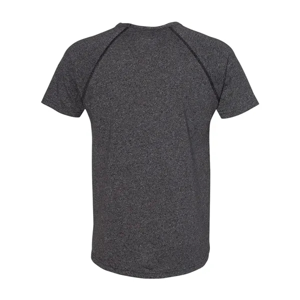 Short sleeve reglan tee with self-binding collar and tear away label.... from ASI 84358 S&S Activewear