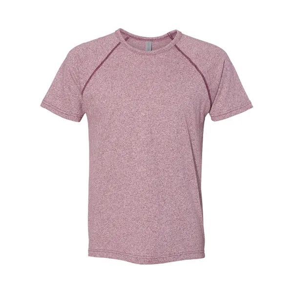 Short sleeve reglan tee with self-binding collar and tear away label.... from ASI 84358 S&S Activewear