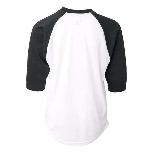 Three-quarter raglan sleeve baseball t-shirt... from ASI 84358 S&S Activewear