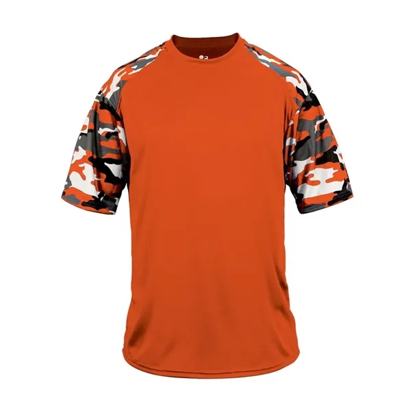 Camo accent sport t-shirt, youth... from ASI 84358 S&S Activewear
