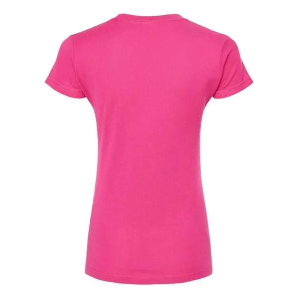 Tultex Women's Slim Fit Fine Jersey V-Neck T-Shirt... from ASI 84358 S&S Activewear