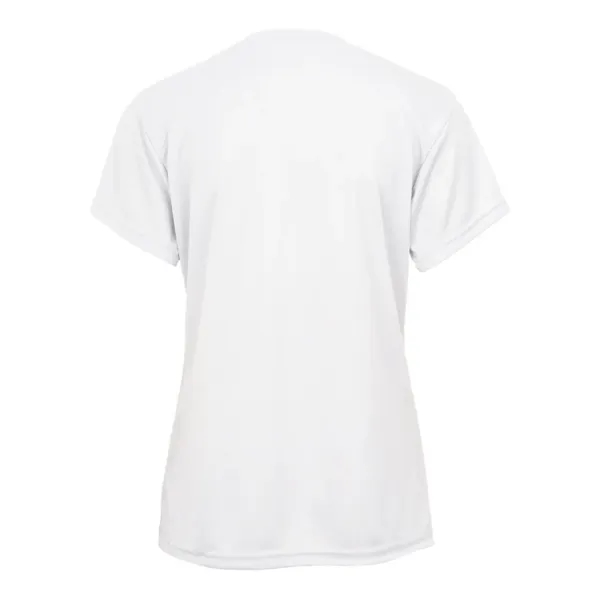 Girl's 100% polyester V-neck t-shirt... from ASI 84358 S&S Activewear