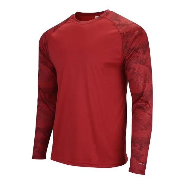 Paragon Cayman Camo Performance Long Sleeve T-Shirt... from ASI 84358 S&S Activewear