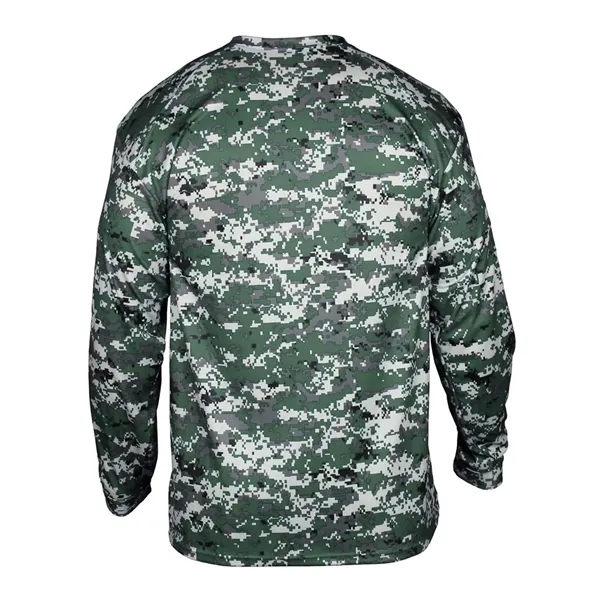 Youth long sleeve T-shirt made with 100% sublimated digital camo polyester.... from ASI 84358 S&S Activewear