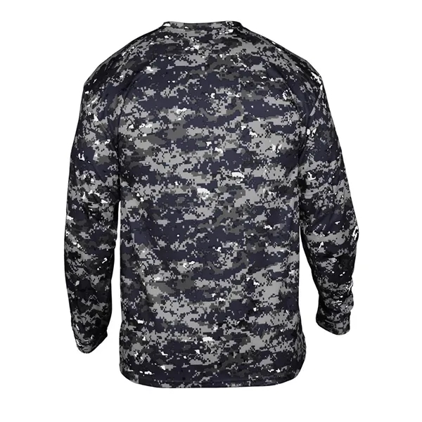 Youth long sleeve T-shirt made with 100% sublimated digital camo polyester.... from ASI 84358 S&S Activewear