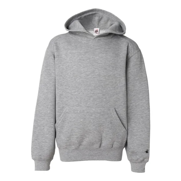 Youth sweatshirt with two-ply hood and spandex-reinforced rib-knit cuffs and waistband.... from ASI 84358 S&S Activewear